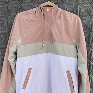 Lightweight 3/4 zip jacket size medium